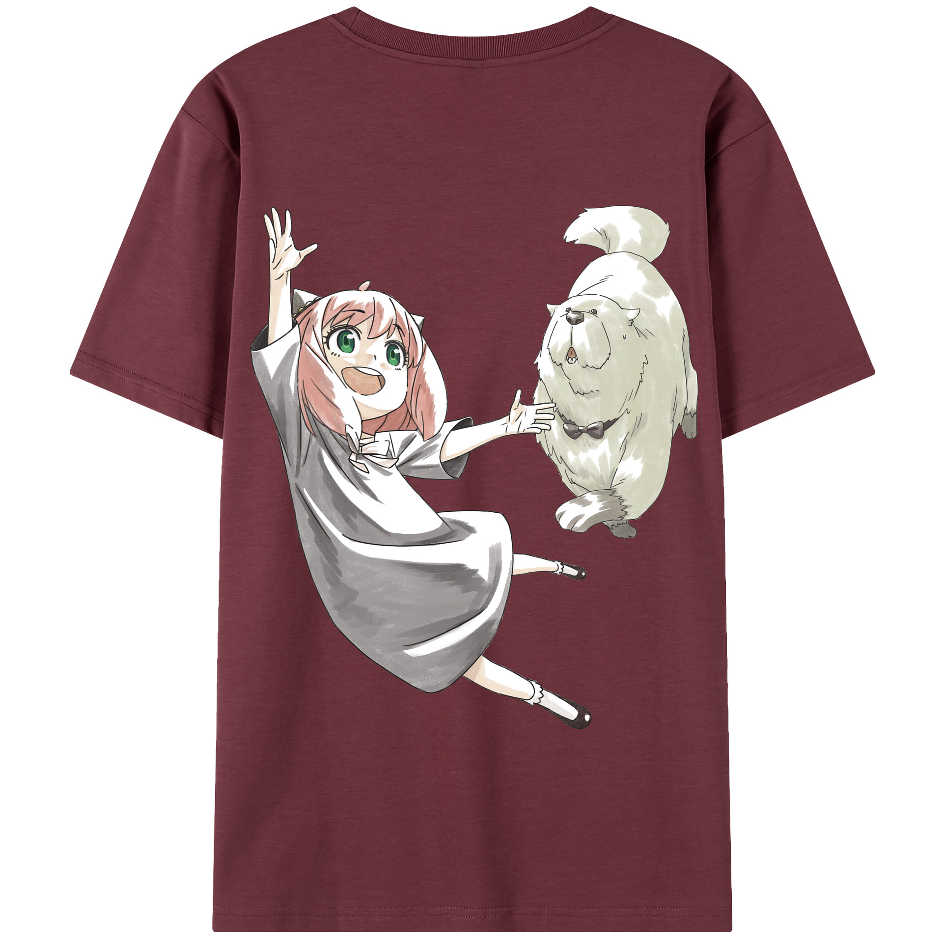 （画像用） SPY×FAMILY间谍家家酒 綿100％半袖Tシャツ（背面プリント）